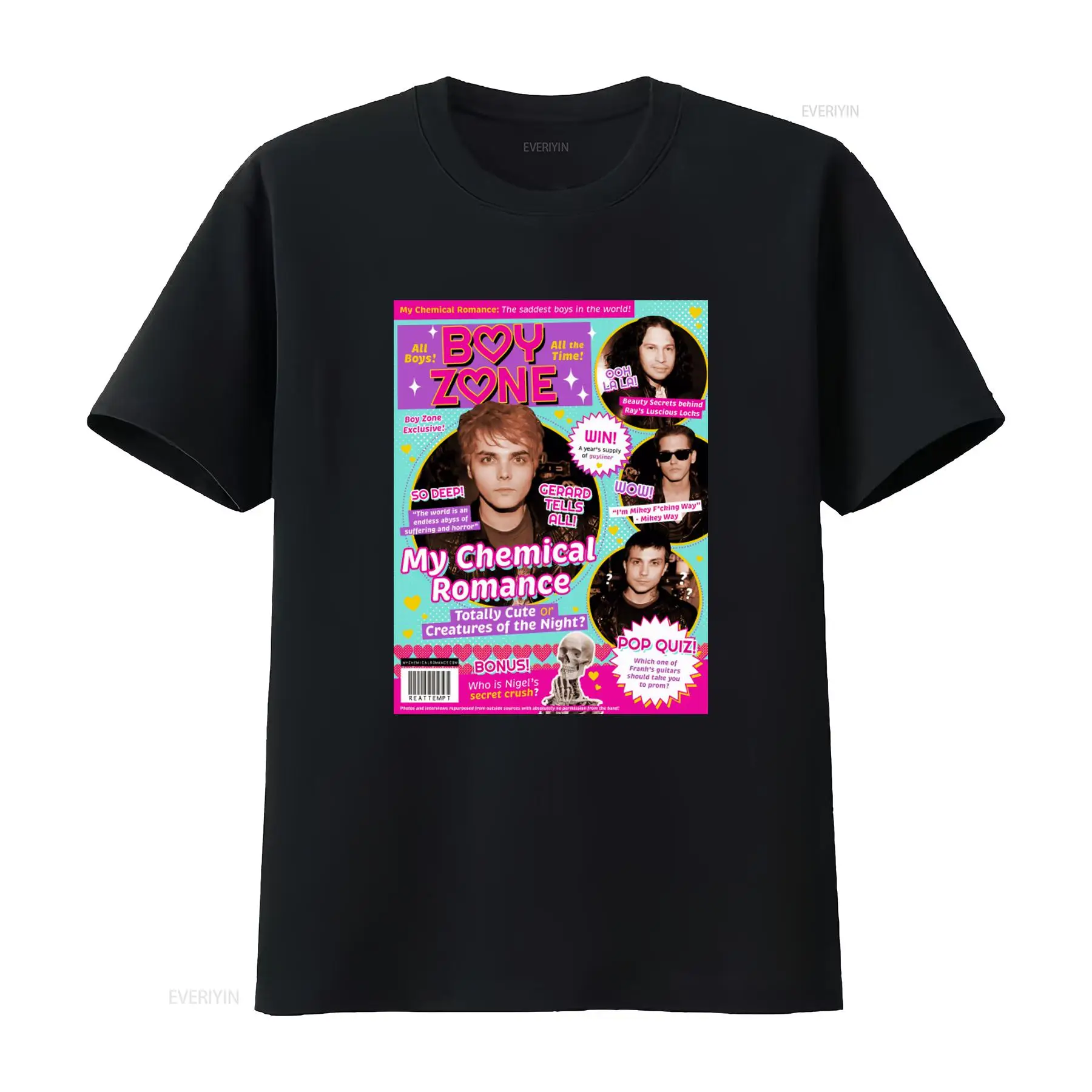 Plant Quiz - Camiseta MCR My Chemical Romance Boy