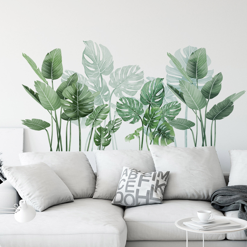 Monstera Thai Constellation - Pegatinas de vinilo decorativas de hojas