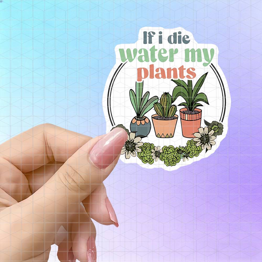 The Plant Parent - Vinilo adhesivo mate con diseño de