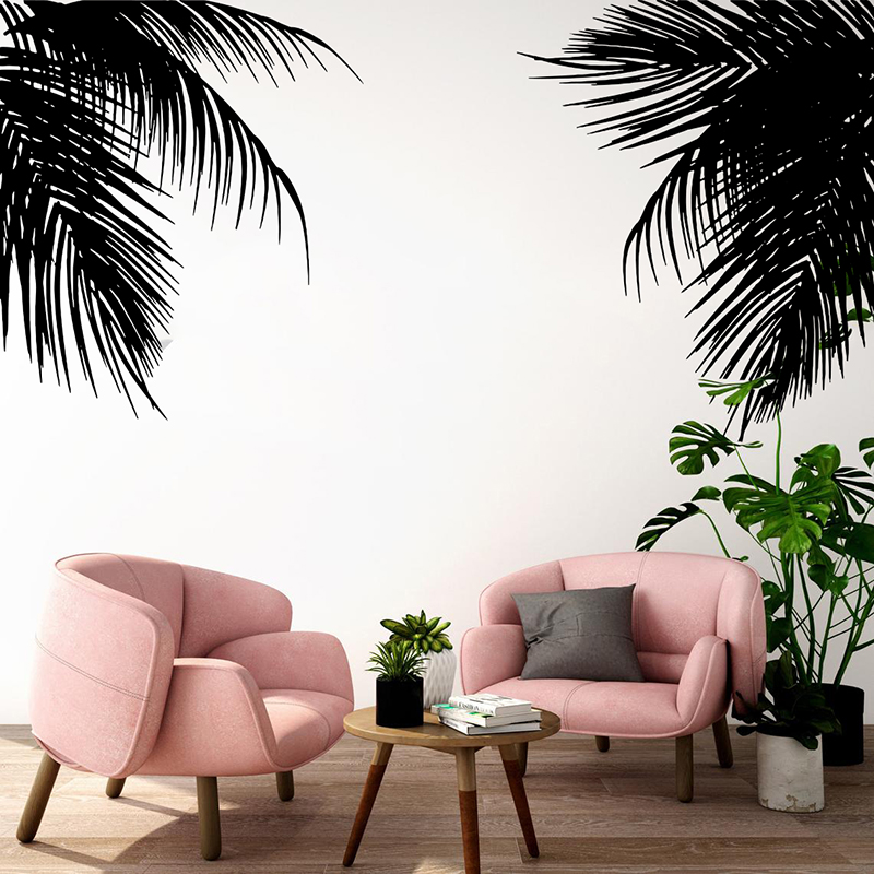Monstera Thai Constellation - Pegatina de pared de hojas de