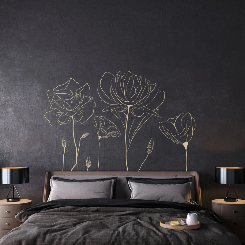 Pegatina de pared con patrón d - Monstera Thai Constellation reseña y precio