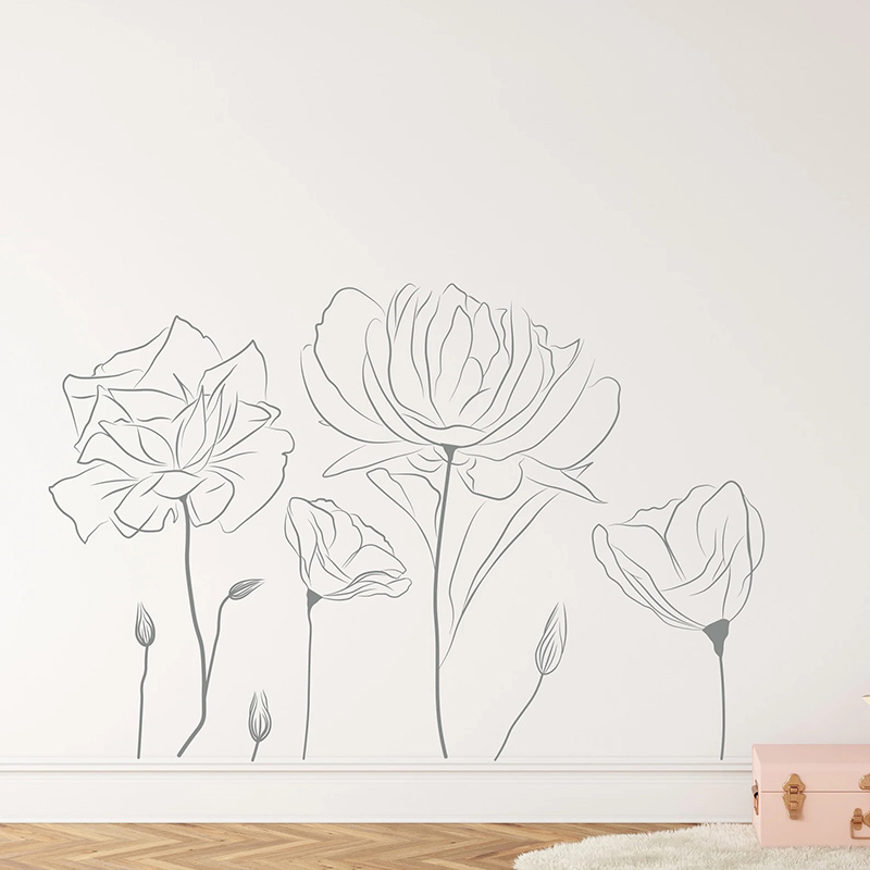 Pegatina de pared con patrón d - Monstera Thai Constellation reseña y precio