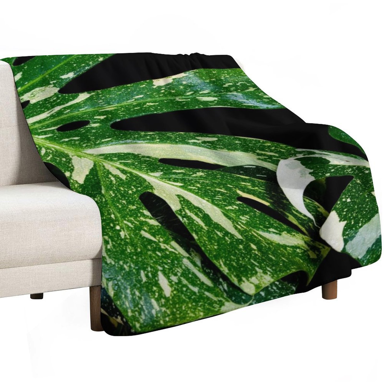 Manta decorativa con diseño de - Monstera Thai Constellation reseña y precio