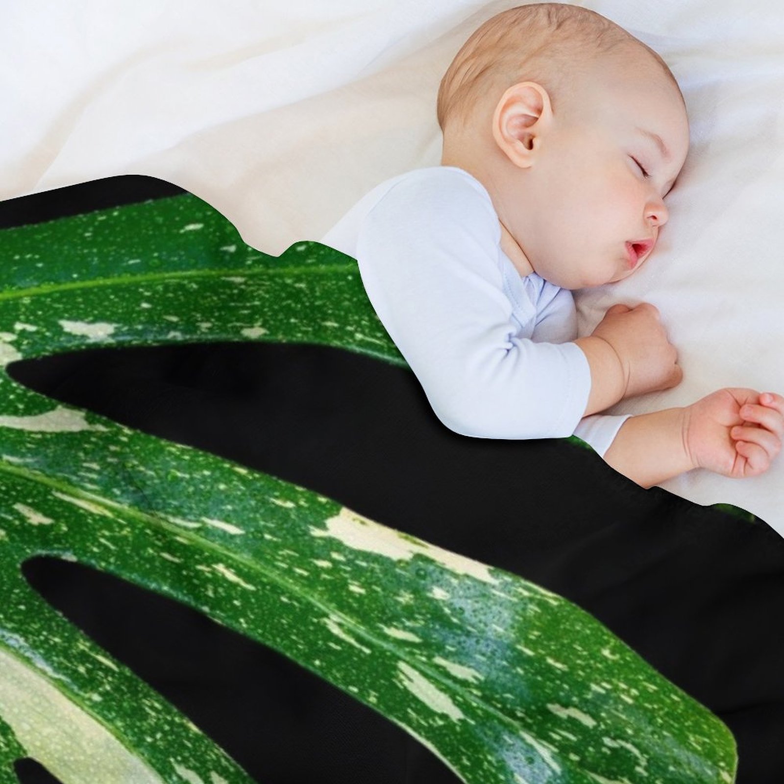 Manta decorativa con diseño de - Monstera Thai Constellation reseña y precio